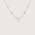 Fluid Twisted Diamond Mangalsutra,,hi-res view 3