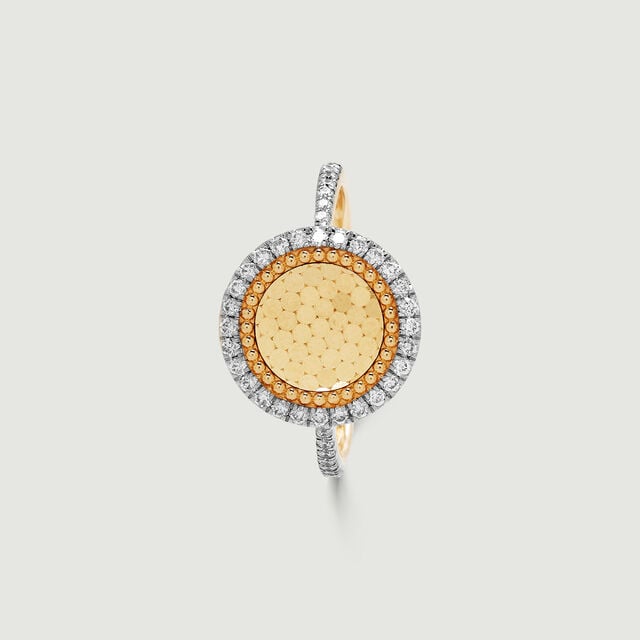 Luminous Textured Diamond Cocktail Ring,,hi-res image number null