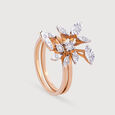Leaf Whisper Gold and Diamond Finger Ring,,hi-res view 7
