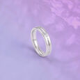 Polished Line Silver Ring,,hi-res view 1