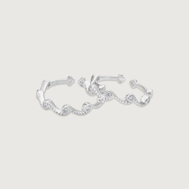 Twisted Gleam Silver Toe Rings,,hi-res image number null
