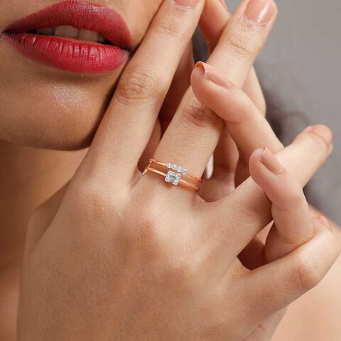 Edgy Luxe Diamond Ring