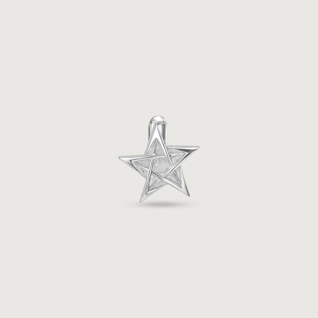 Star Frame Silver Cufflinks,,hi-res image number null