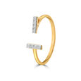 14KTyellow Gold Diamond Minimalist Finger Ring,,hi-res view 3