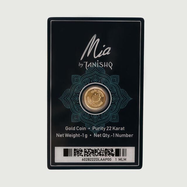 1 GM 22 Karat  Sublime Mango Leaf Gold Coin,,hi-res image number null