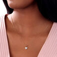 Forever Locked Diamond & Gold Pendant,,hi-res view 2