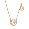 14kt Rose Gold Circular Venus Diamond Necklace,,hi-res view 2