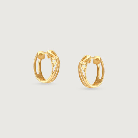 Bold Radiant Gold Hoop Earrings