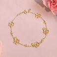 Flutter Bloom Gold Bracelet,,hi-res view 2