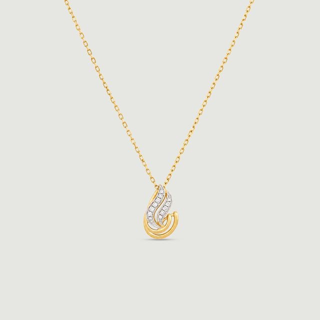 Luminous Flowing Diamond Pendant,,hi-res image number null