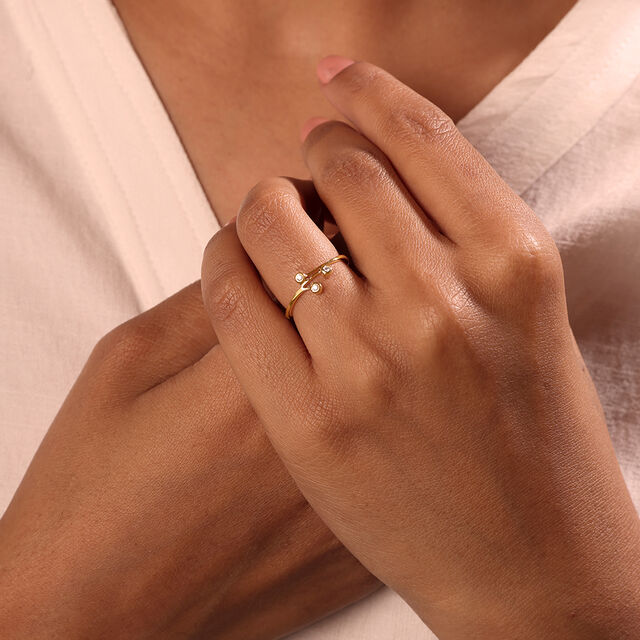 Cosmic Splendor 14KT Gold & Diamond Ring,,hi-res image number null