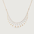 Retro Diva Gold & Diamond Necklace,,hi-res view 4