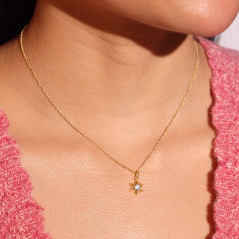 Whimsy Daisy Diamond Pendant