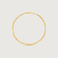Rhythmic Facet Gold Bangle,,hi-res view 3
