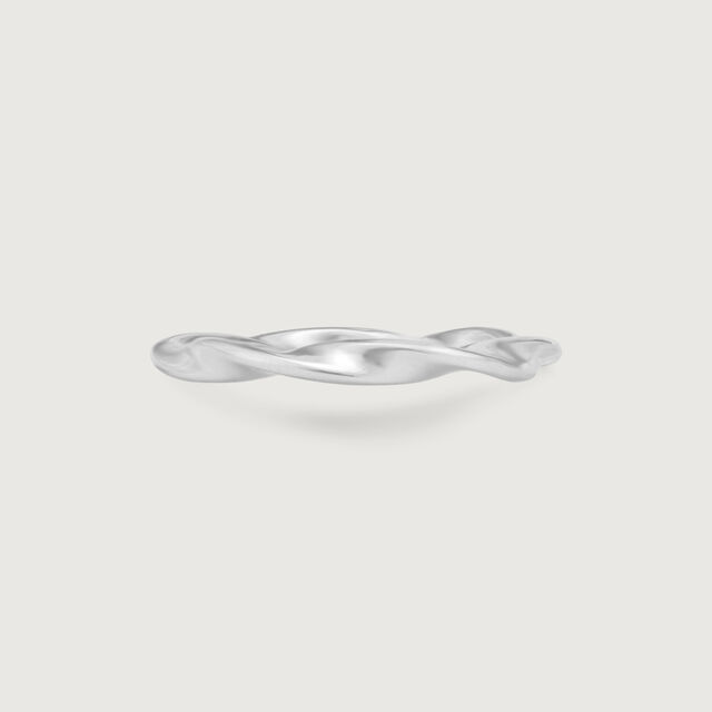 Fluid Twist Silver Ring,,hi-res image number null