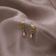 Vibe Curl Pearl Earrings,,hi-res view 1