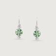 Fresh Twist Silver Drop Earrings,,hi-res view 3