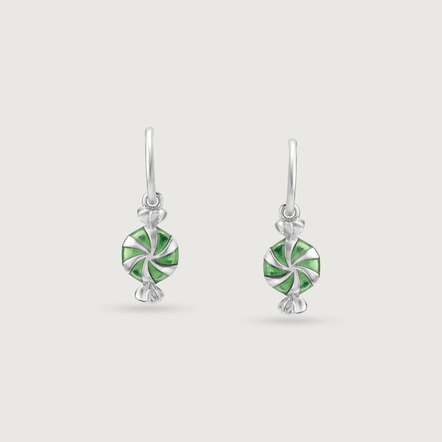 Fresh Twist Silver Drop Earrings,,hi-res image number null