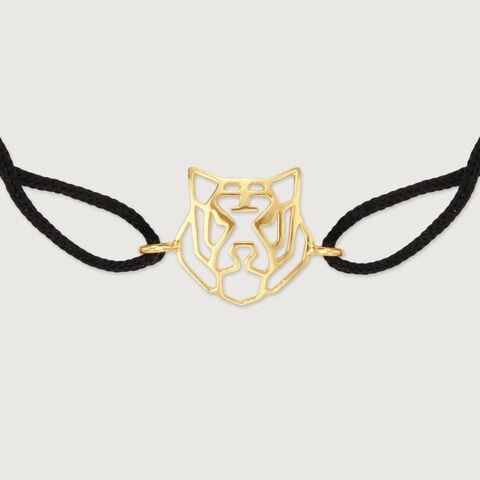 Rooted Regal Tiger Gold Bracelet
