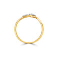 14KT Yellow Gold Icy Summit Diamond Finger Ring,,hi-res view 4