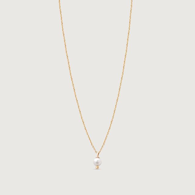 Stellar Loop Pearl Necklace,,hi-res image number null
