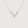 Graceful Geometric Diamond Mangalsutra,,hi-res view 3