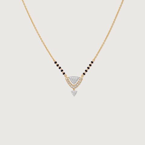 Graceful Geometric Diamond Mangalsutra
