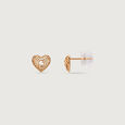 Endless Love Gold Stud Earrings,,hi-res view 4