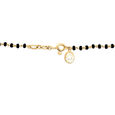 14 KT Yellow Gold Mangalsutra Bracelet,,hi-res view 5