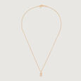 Korean Heart 14KT Yellow Gold Pendant with Chain,,hi-res view 3