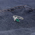 Grace Leaf Silver Ring,,hi-res view 1