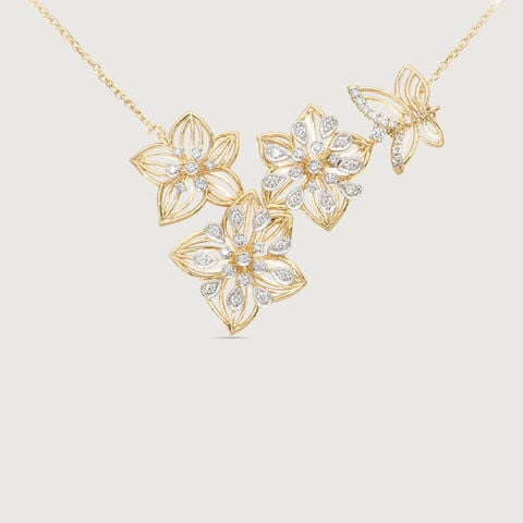 Flourishing Harmony Diamond Necklace