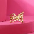 Bold Matrix Gold Ring,,hi-res view 1
