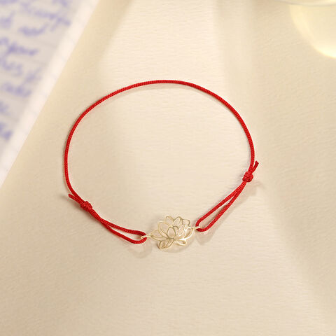 Serene Radiant Lotus Gold Bracelet