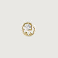 Lippan Tapestry Gold & Diamond Nose Pin,,hi-res view 2