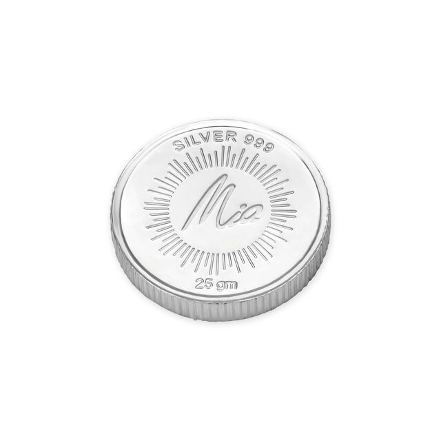 25 GM 999 Brilliant Lotus Silver Coin,,hi-res image number null