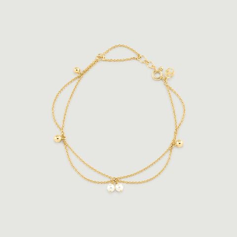 Delicate Luminous Pearl Bracelet