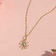 Springtime Daisy Diamond Pendant,,hi-res view 1