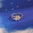 Star struck Elegance 14KT Diamond Finger Ring,,hi-res view 1