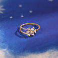 Star struck Elegance 14KT Diamond Finger Ring,,hi-res view 1