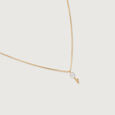 Key Charm 14 Kt Gold Necklace Set,,hi-res view 4