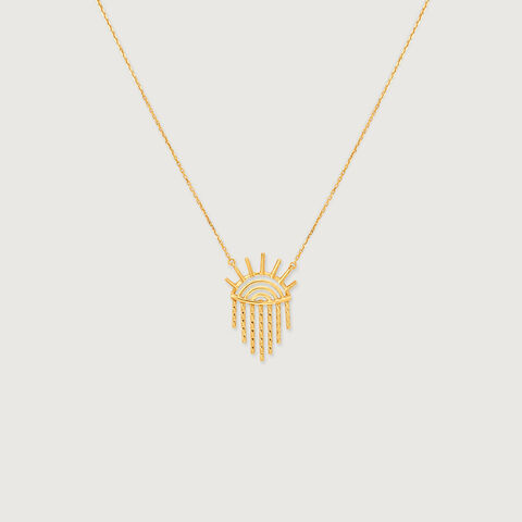 Radiant Horizon Gold Necklace