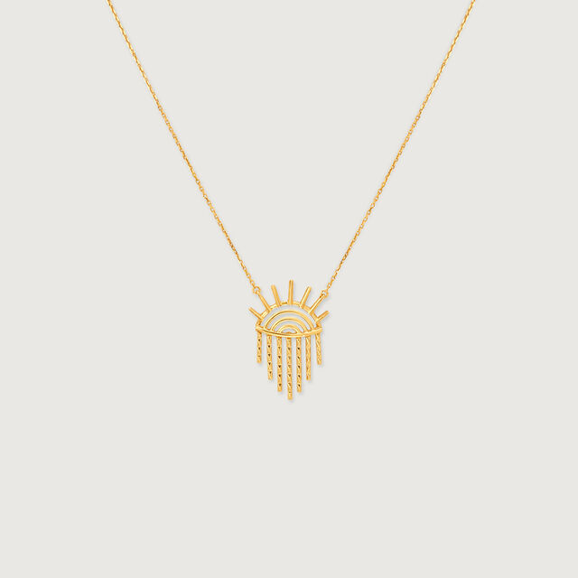 Radiant Horizon Gold Necklace,,hi-res image number null