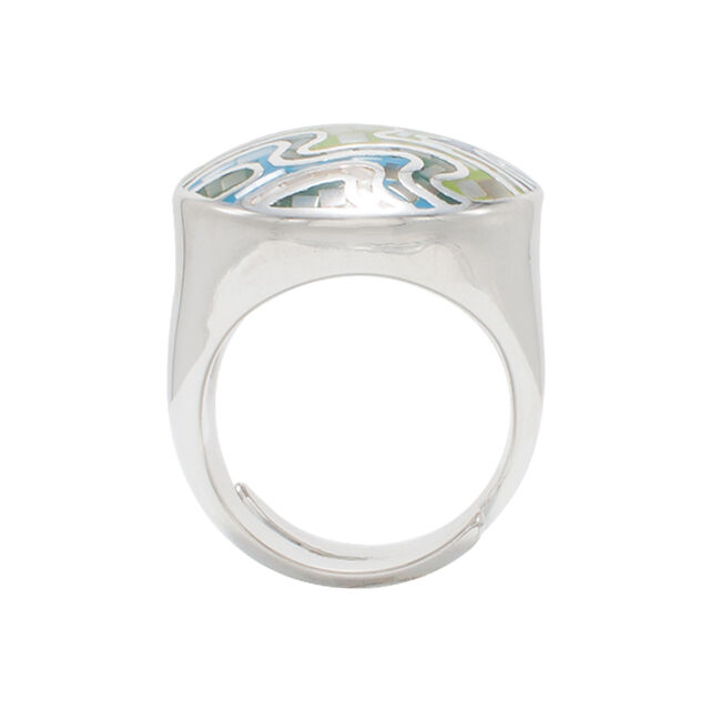Capture The Ocean In A Silver Ring,,hi-res image number null
