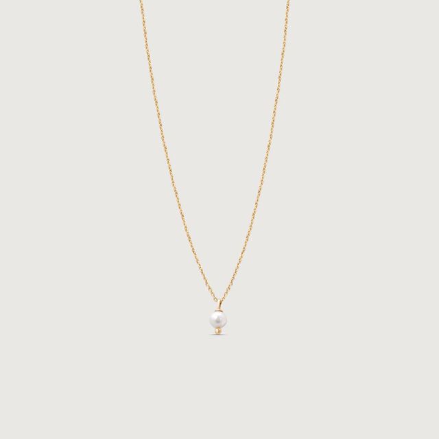 Stellar Loop Pearl Necklace,,hi-res image number null