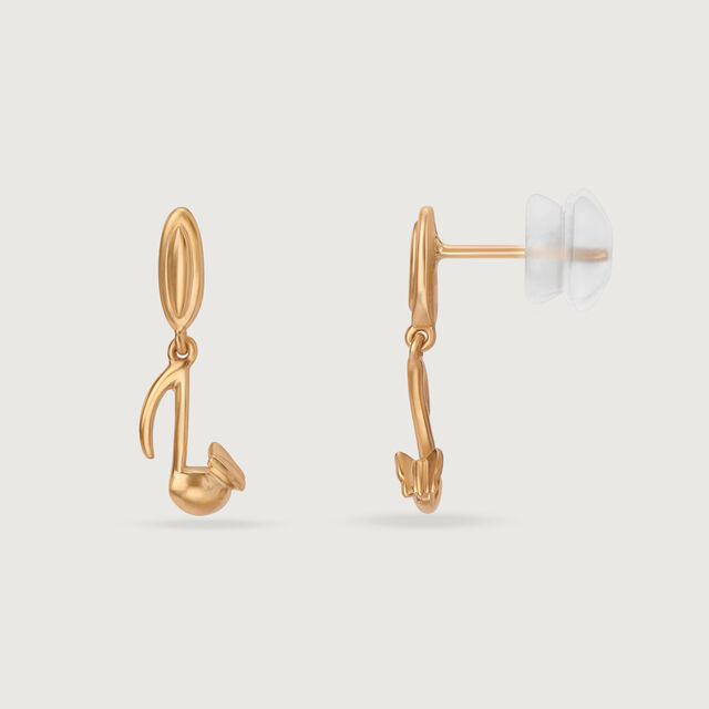 Sonic Symphony 14KT Gold Drop Earrings,,hi-res image number null