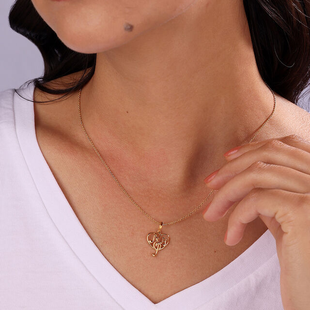 Symphonic Swing 14KT Gold Pendant,,hi-res image number null