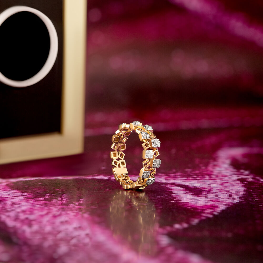 Rings Shop Modern Gold Diamond Rings for Women Online Mia By Tanishq