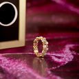 Sparkling Beats Gold & Diamond Finger Ring,,hi-res view 1