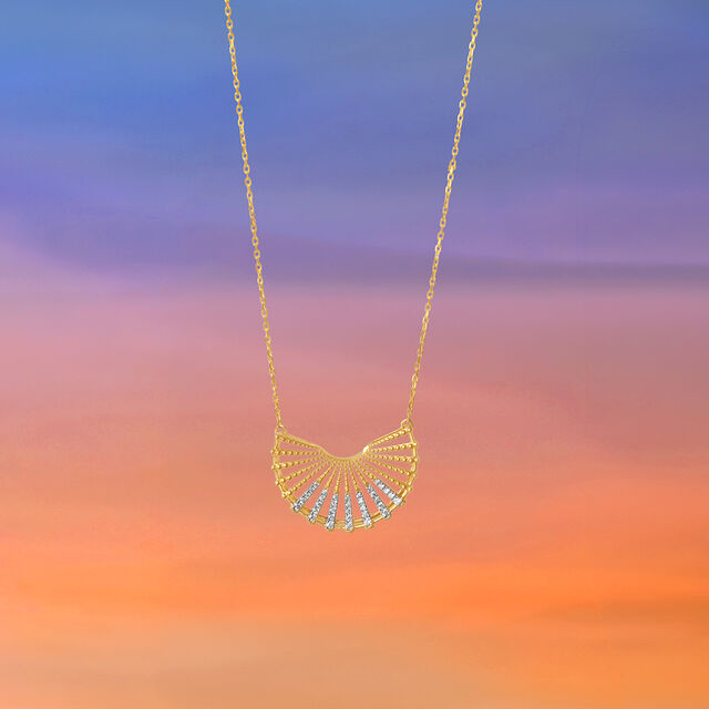Rising Horizon Diamond Necklace,,hi-res image number null